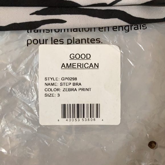 Good American zebra step bra - Picture 3 of 6